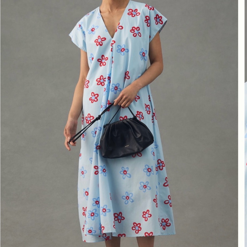Marimekko Meret Demeter Poplin Dress NWT Sz:S